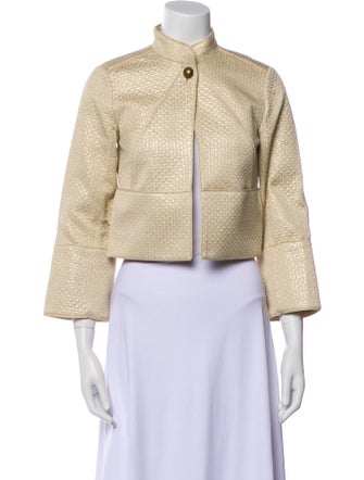 Diane von Furstenberg Tweed Pattern Evening Jacket