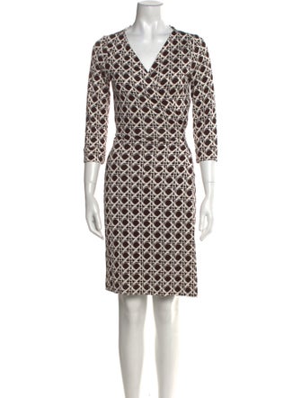 Diane von Furstenberg Silk Knee-Length Dress