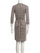 Diane von Furstenberg Silk Knee-Length Dress