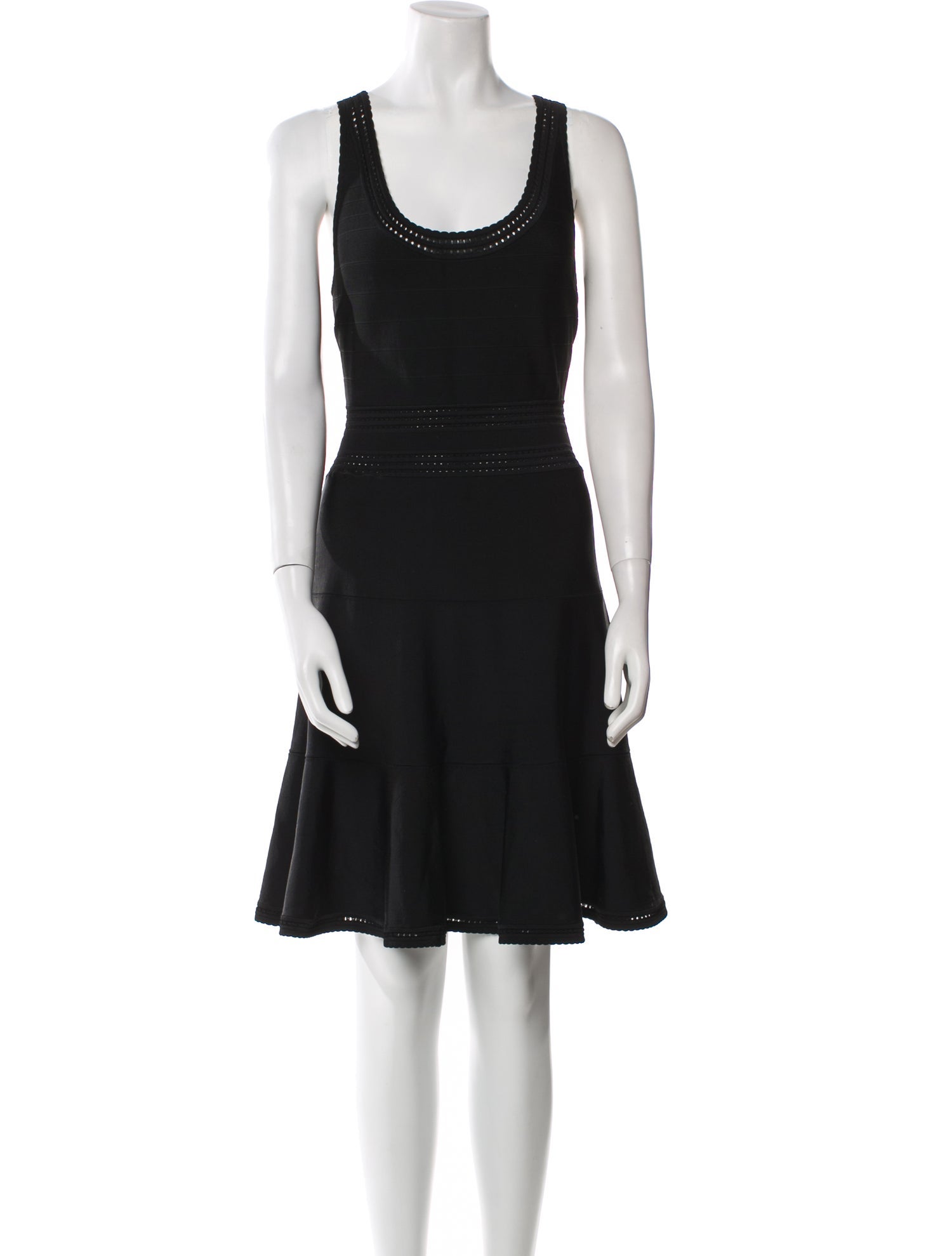 Diane von Furstenberg Scoop Neck Mini Dress