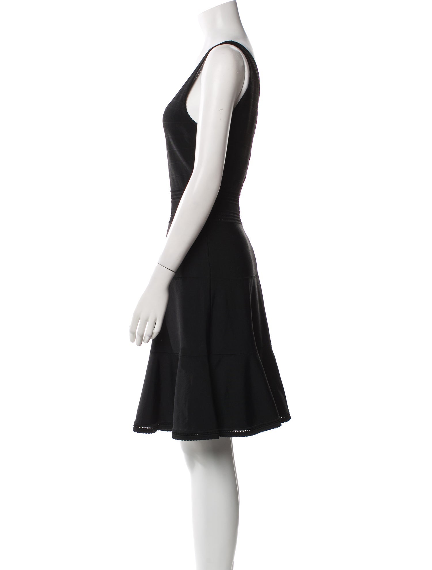 Diane von Furstenberg Scoop Neck Mini Dress