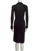 Diane von Furstenberg V-Neck Midi Length Dress