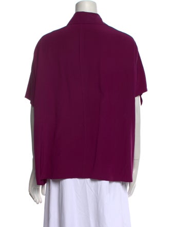 Diane von Furstenberg Silk Short Sleeve Blouse