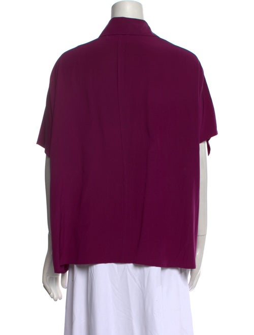 Diane von Furstenberg Silk Short Sleeve Blouse