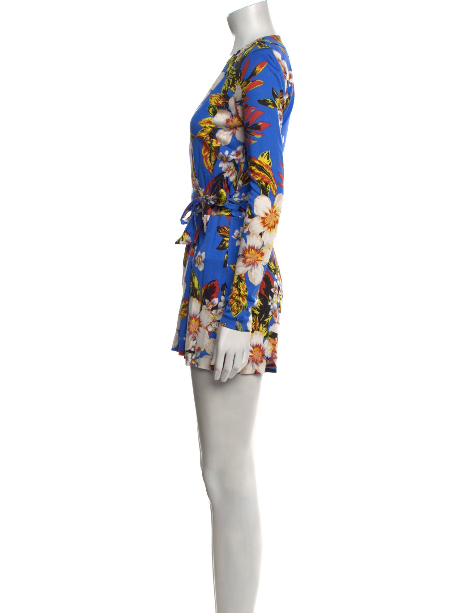 Diane von Furstenberg Silk Printed Romper