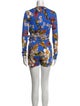 Diane von Furstenberg Silk Printed Romper
