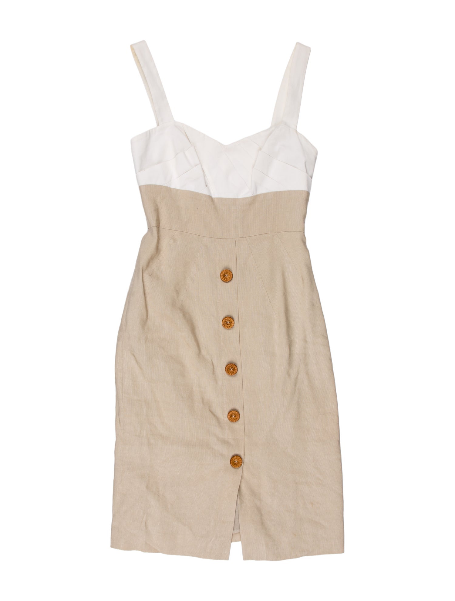 Diane von Furstenberg Linen Knee-Length Dress