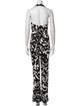 Diane von Furstenberg Silk Animal Print Jumpsuit