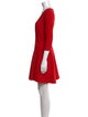 Diane von Furstenberg Scoop Neck Mini Dress