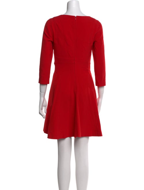 Diane von Furstenberg Scoop Neck Mini Dress