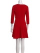 Diane von Furstenberg Scoop Neck Mini Dress