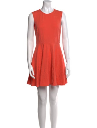 Diane von Furstenberg Crew Neck Mini Dress