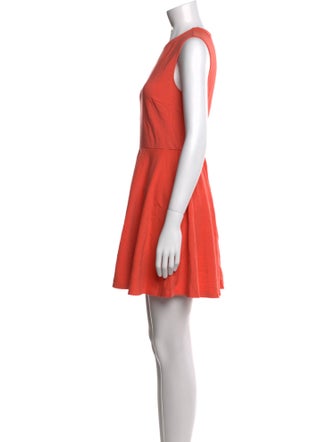 Diane von Furstenberg Crew Neck Mini Dress