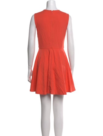 Diane von Furstenberg Crew Neck Mini Dress