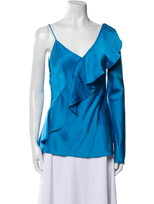 Diane von Furstenberg V-Neck Sleeveless Blouse