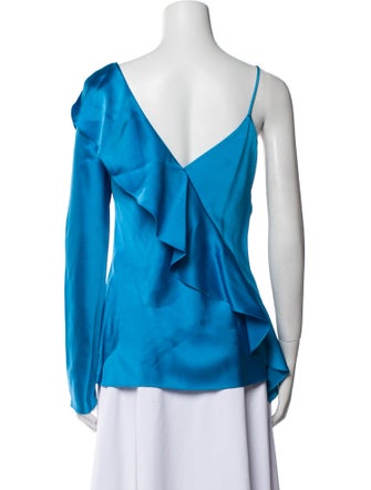 Diane von Furstenberg V-Neck Sleeveless Blouse