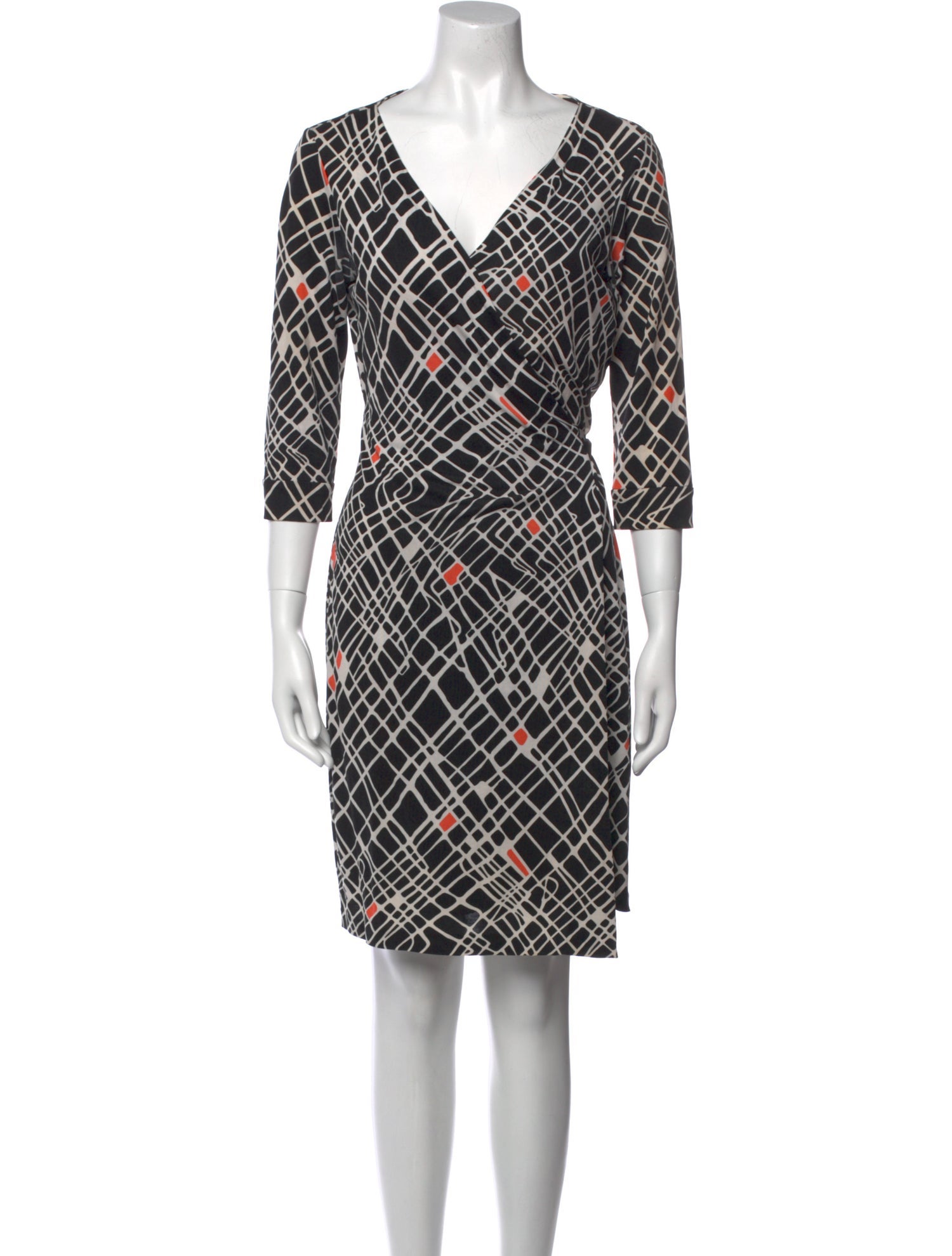 Diane von Furstenberg Silk Knee-Length Dress