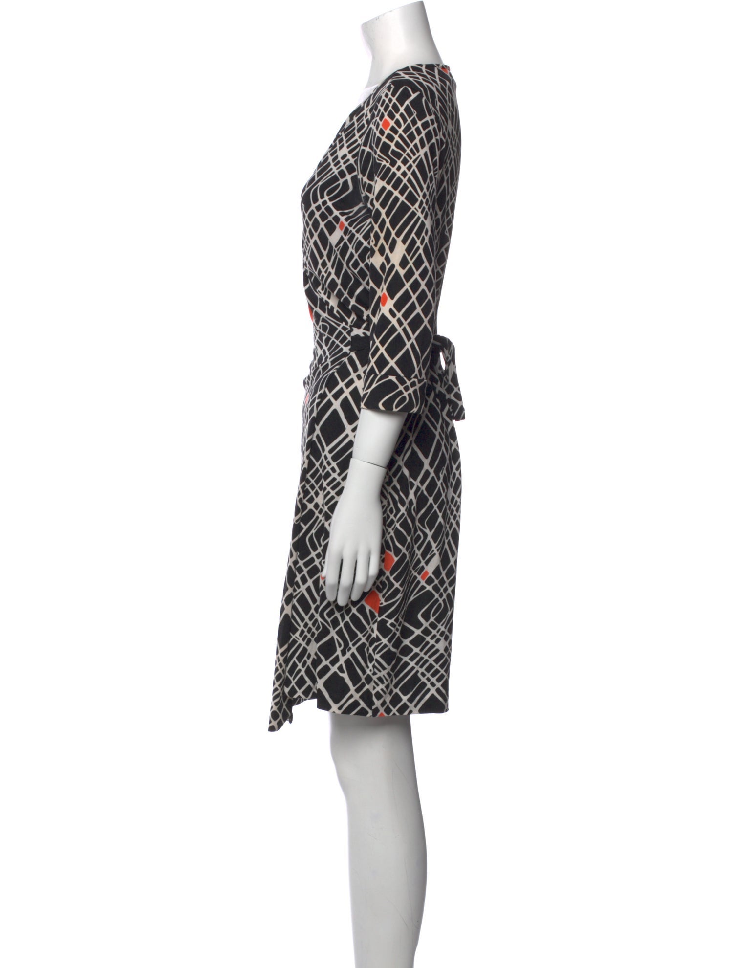 Diane von Furstenberg Silk Knee-Length Dress