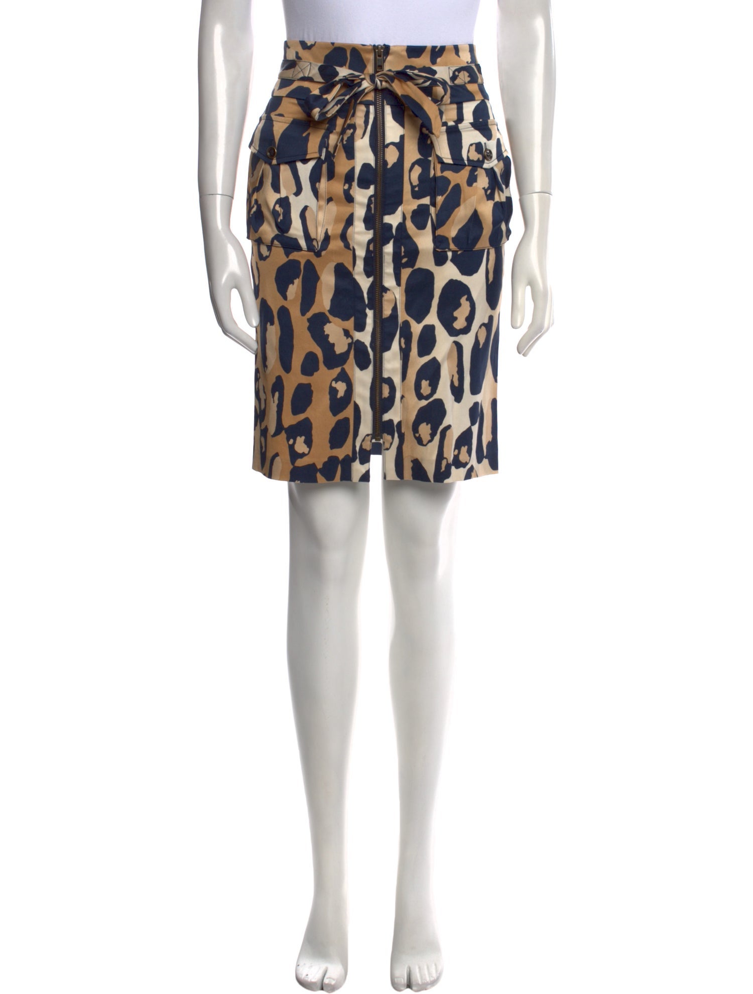 Diane von Furstenberg Silk Knee-Length Skirt