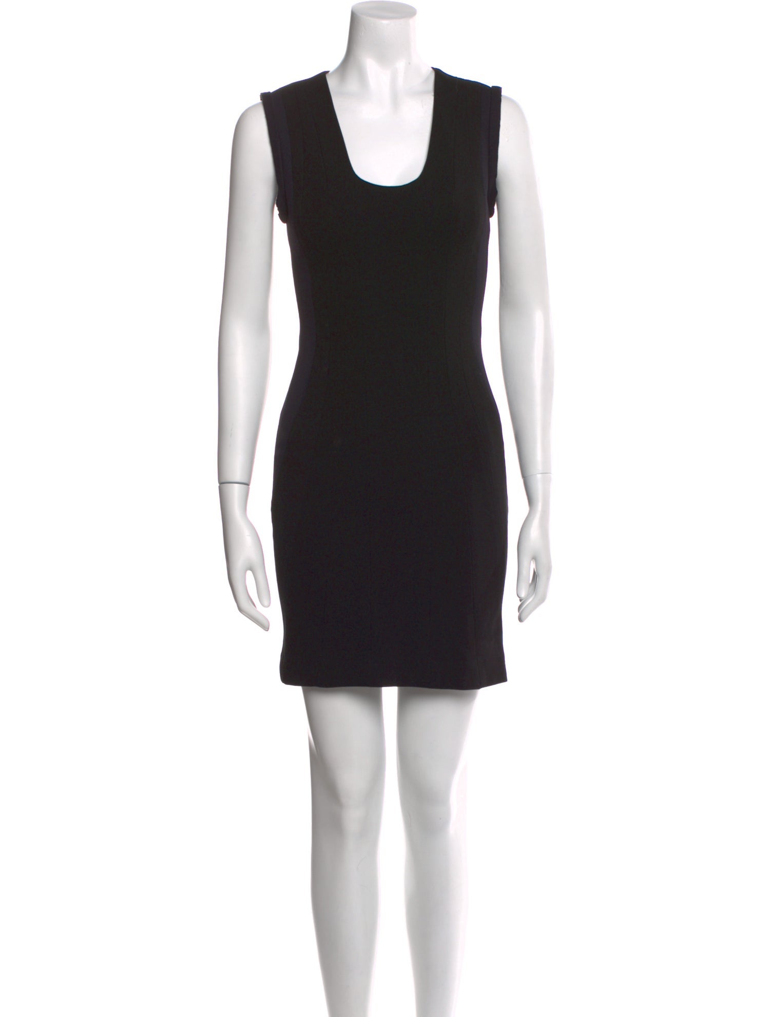 Diane von Furstenberg Scoop Neck Mini Dress
