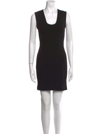 Diane von Furstenberg Scoop Neck Mini Dress