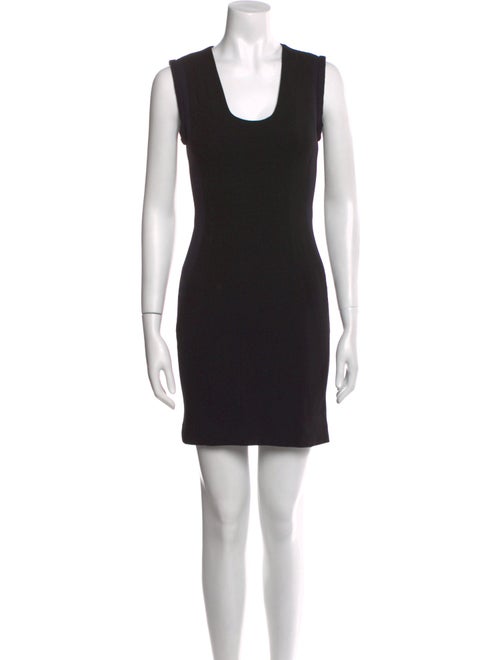 Diane von Furstenberg Scoop Neck Mini Dress