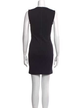 Diane von Furstenberg Scoop Neck Mini Dress