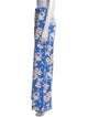 Diane von Furstenberg Floral Print Wide Leg Pants