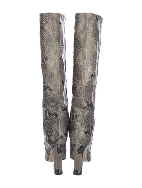 Diane von Furstenberg Snakeskin Animal Print Boots