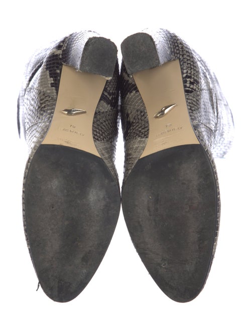 Diane von Furstenberg Snakeskin Animal Print Boots
