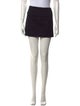 Diane von Furstenberg Pleated Accents Mini Skirt