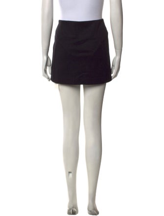 Diane von Furstenberg Pleated Accents Mini Skirt