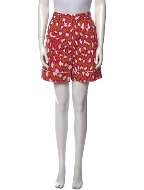 Diane von Furstenberg Printed Mini Shorts