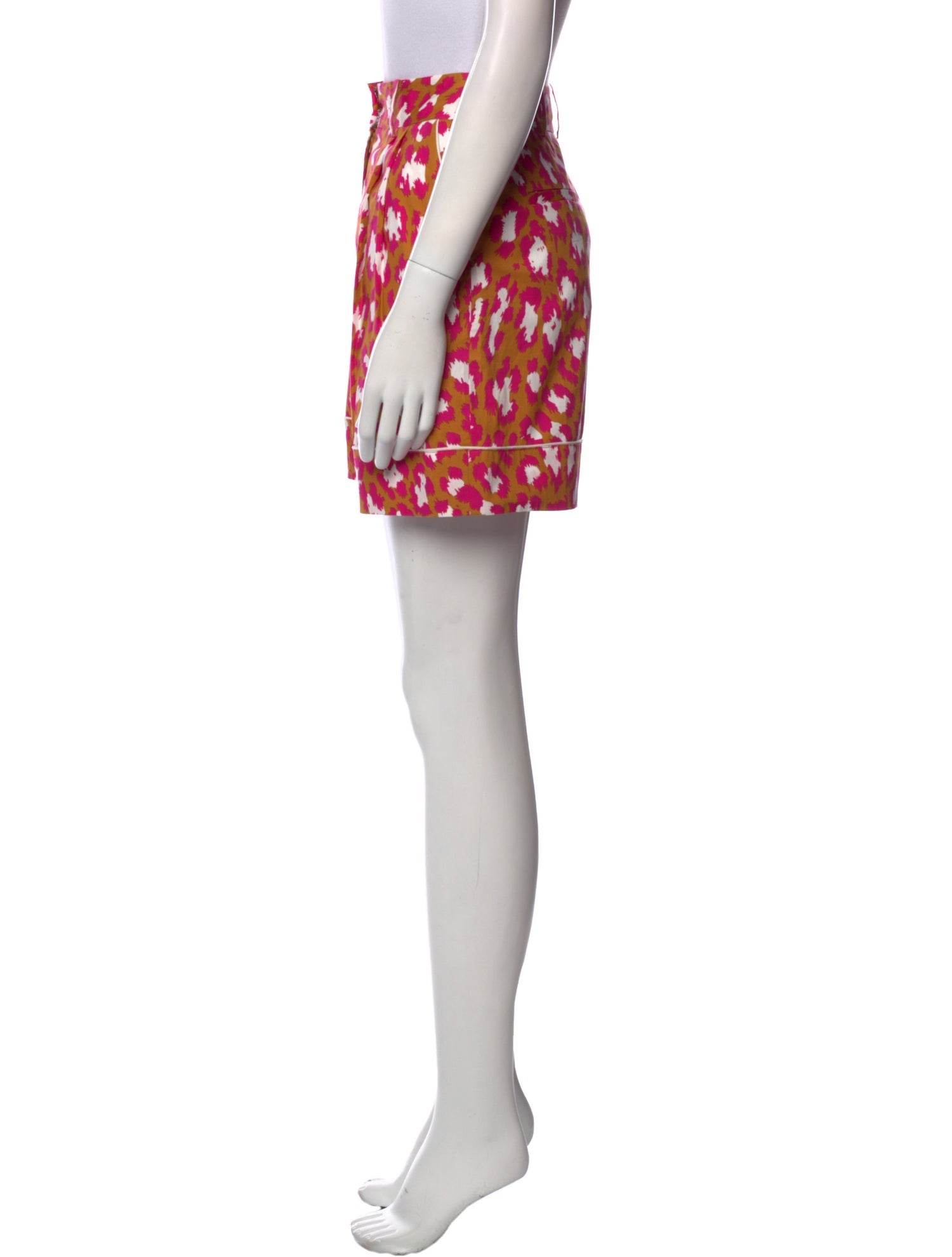 Diane von Furstenberg Printed Mini Shorts w/ Tags