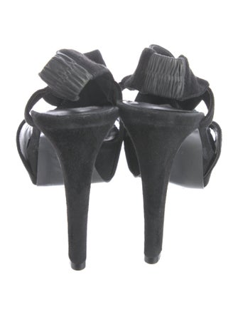 Diane von Furstenberg Suede Slingback Sandals