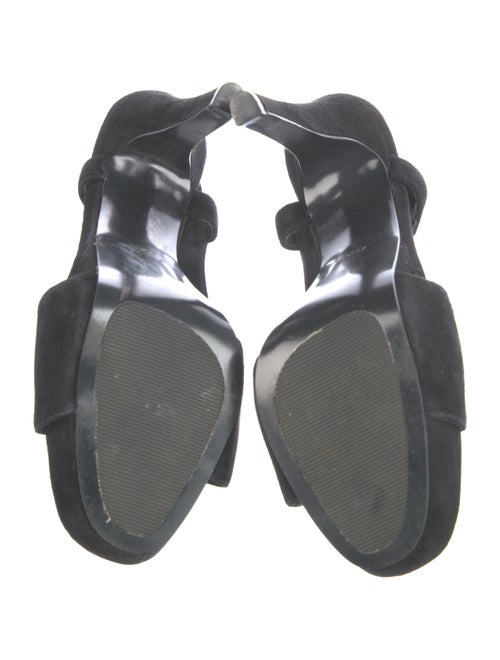 Diane von Furstenberg Suede Slingback Sandals