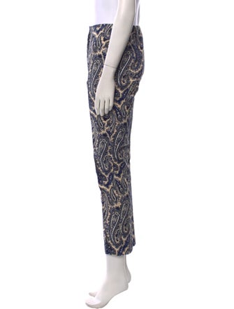 Diane von Furstenberg Paisley Print Skinny Leg Pants