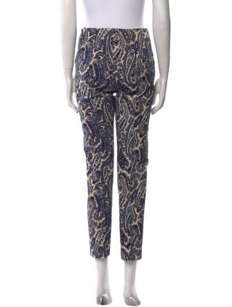 Diane von Furstenberg Paisley Print Skinny Leg Pants