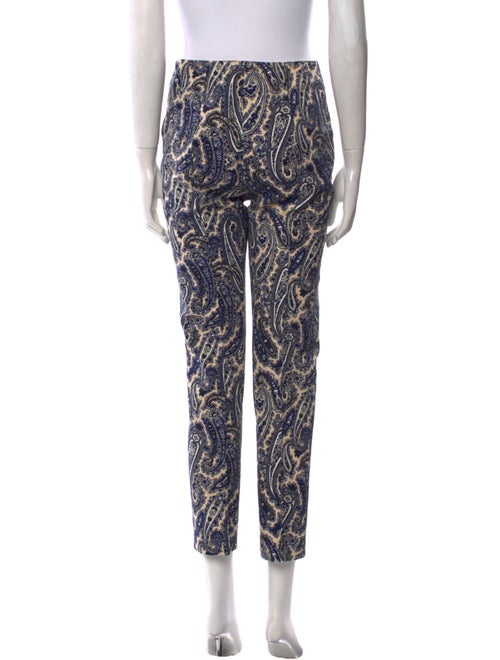 Diane von Furstenberg Paisley Print Skinny Leg Pants