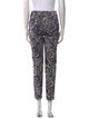 Diane von Furstenberg Paisley Print Skinny Leg Pants