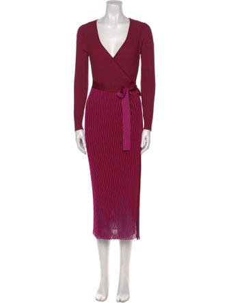 Diane von Furstenberg Striped Long Dress