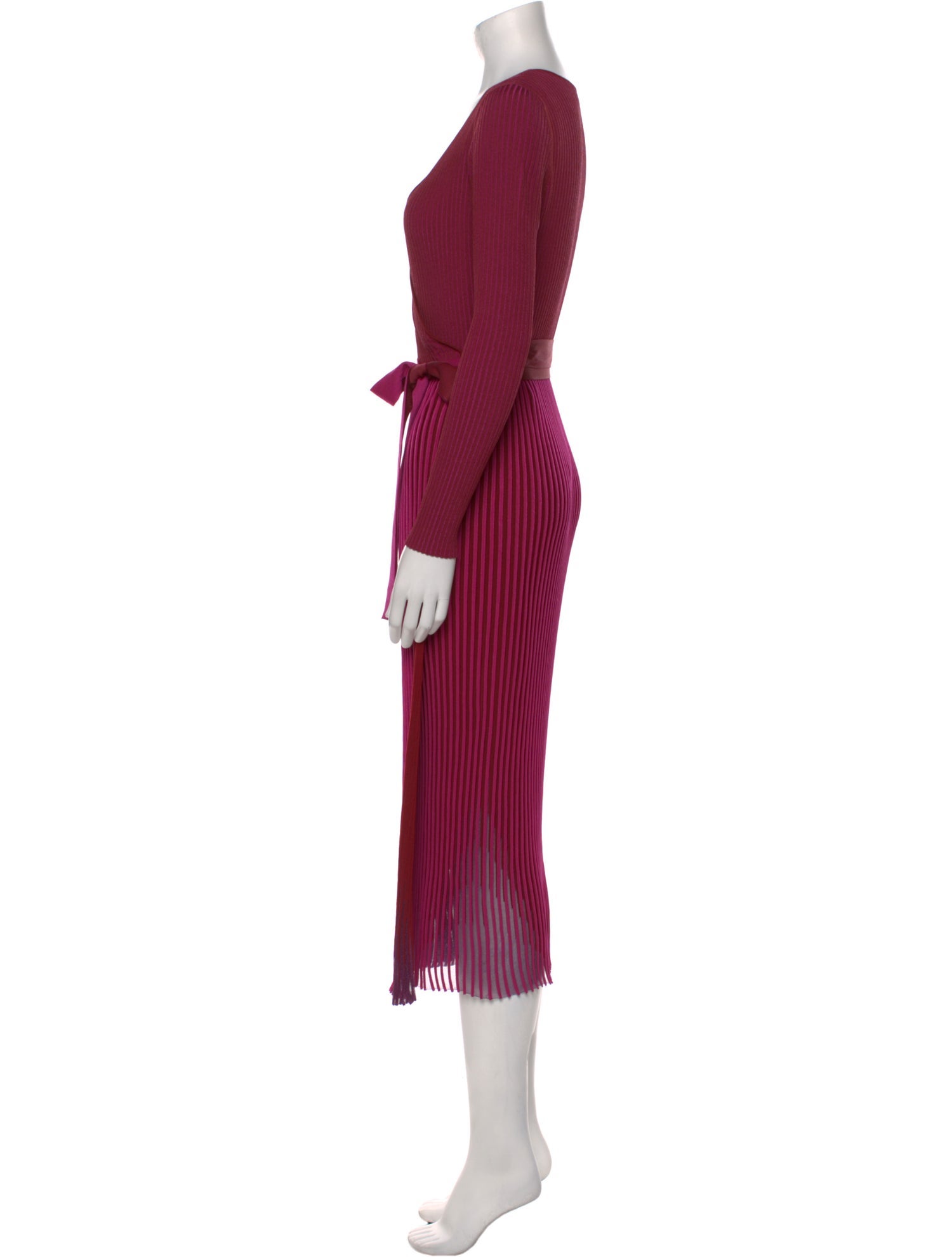 Diane von Furstenberg Striped Long Dress