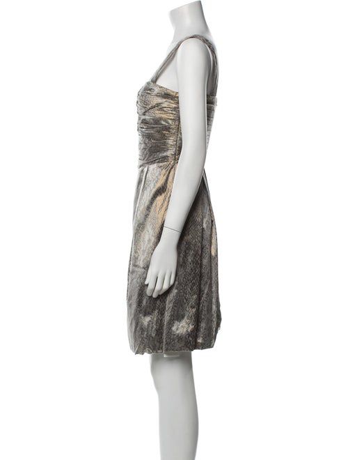 Diane von Furstenberg Animal Print Knee-Length Dress