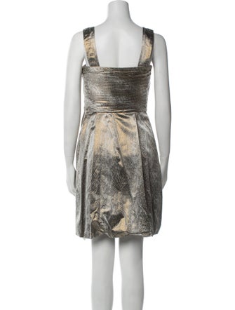 Diane von Furstenberg Animal Print Knee-Length Dress