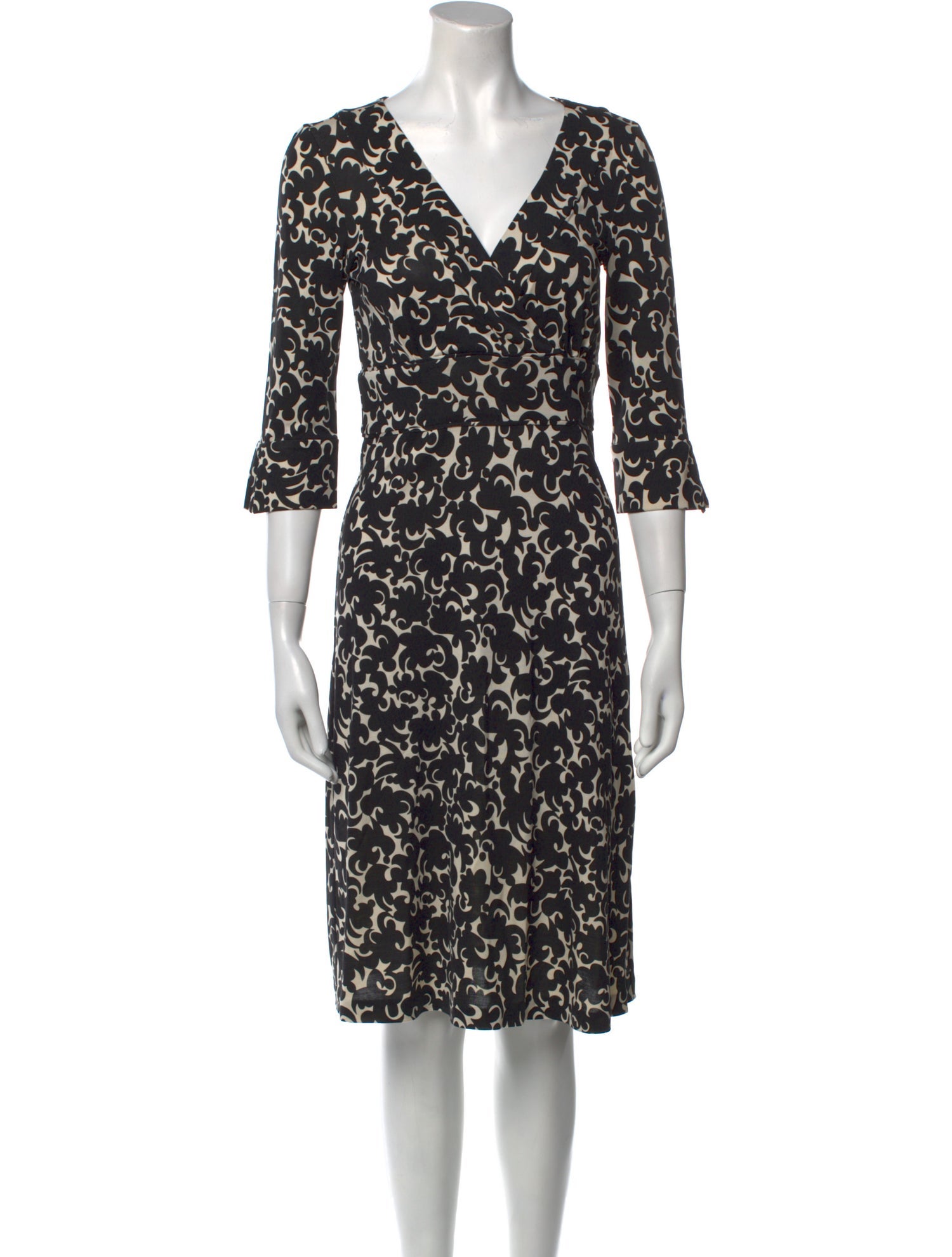 Diane von Furstenberg Silk Knee-Length Dress