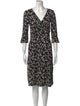 Diane von Furstenberg Silk Knee-Length Dress