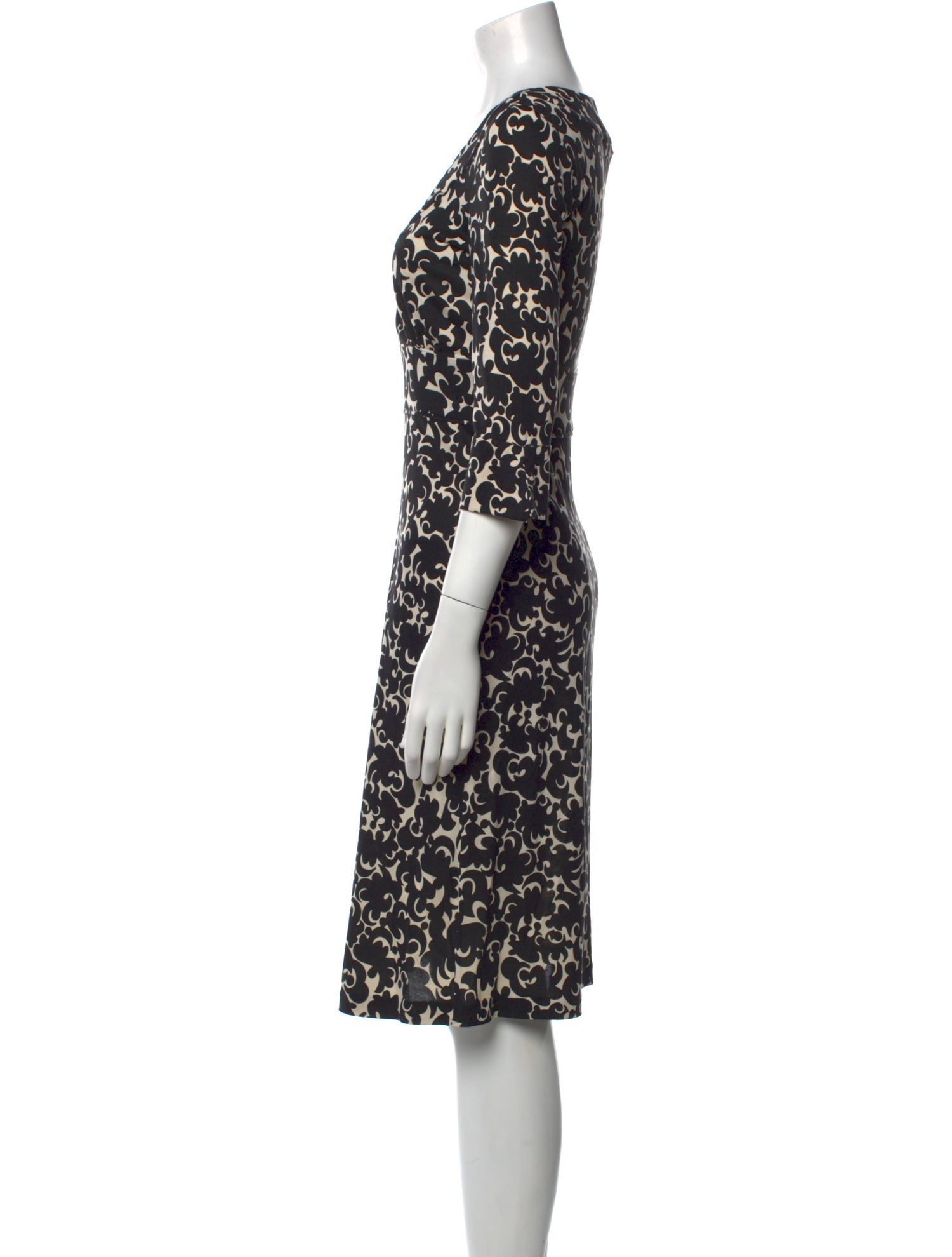 Diane von Furstenberg Silk Knee-Length Dress