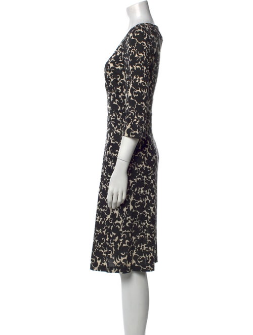 Diane von Furstenberg Silk Knee-Length Dress