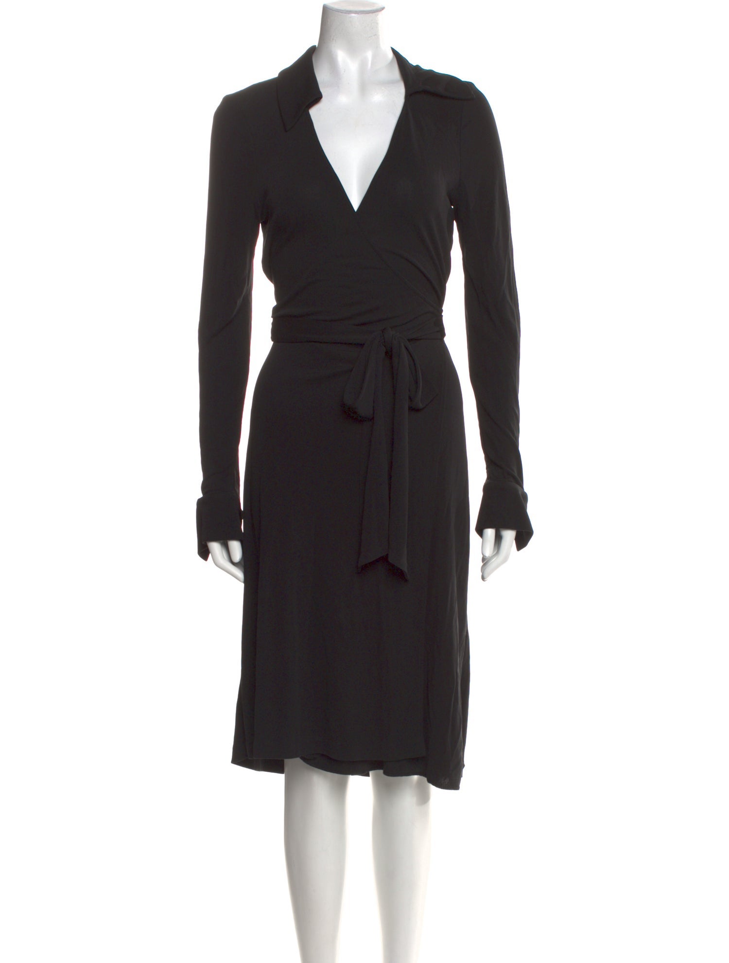 Diane von Furstenberg V-Neck Midi Length Dress