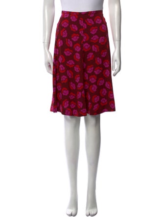Diane von Furstenberg Silk Knee-Length Skirt